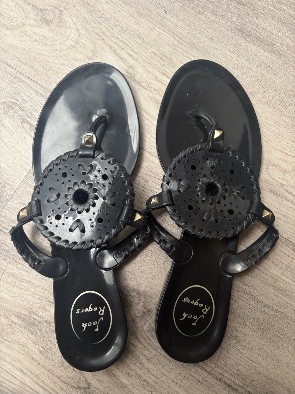 Jack Rogers Medallion Jelly Sandals